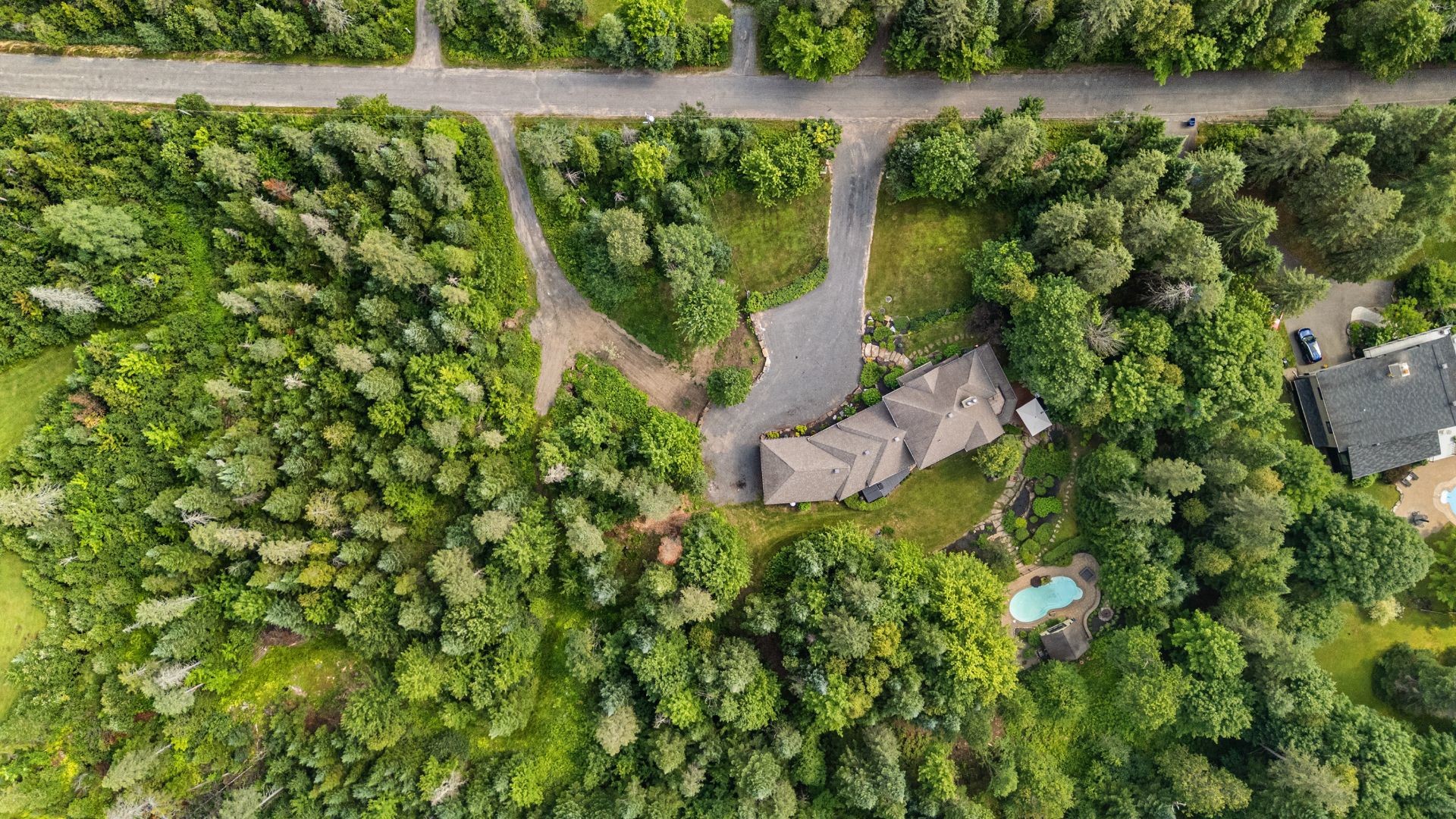 Aerial View - 121 Rue Des Épinettes, Morin-Heights, QC - Outdoor With View