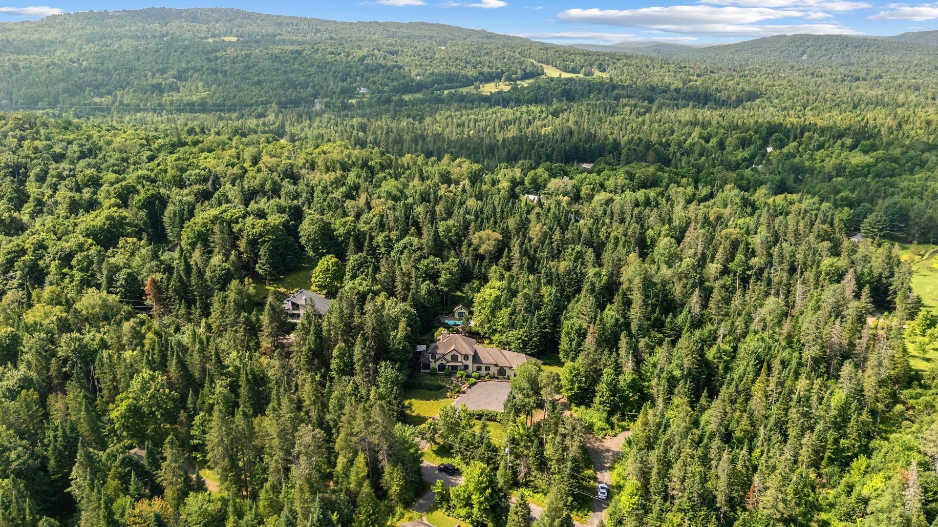 Aerial View - 121 Rue Des Épinettes, Morin-Heights, QC - Outdoor With View