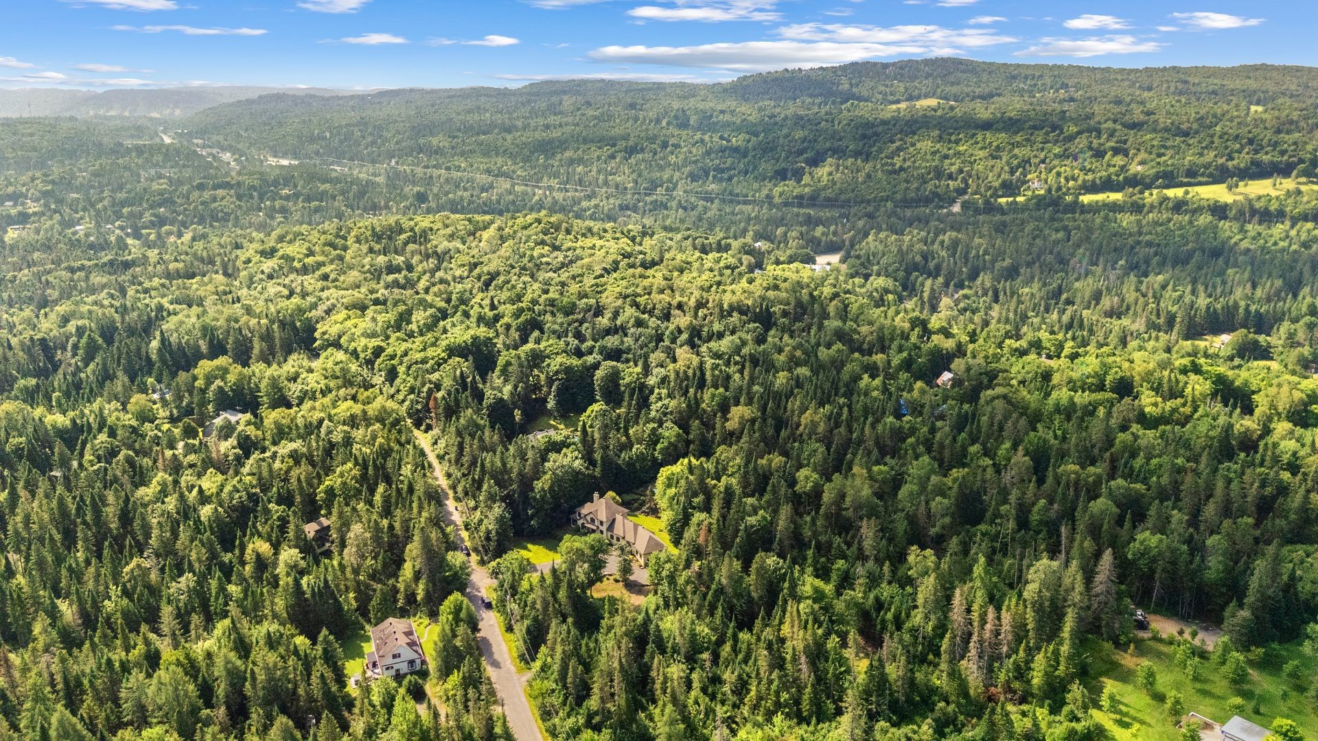 Aerial View - 121 Rue Des Épinettes, Morin-Heights, QC - Outdoor With View