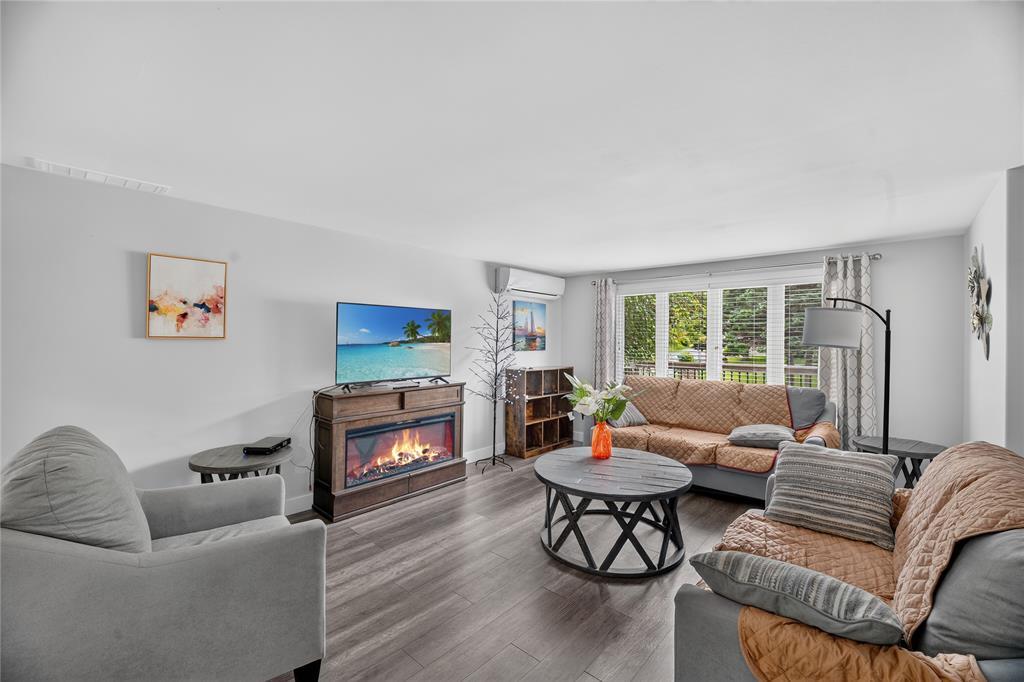47 New Harbour Road, Spaniards Bay, NL - Indoor Photo Showing Living Room With Fireplace