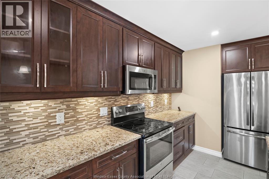 384 Boismier, Lasalle, ON - Indoor Photo Showing Kitchen With Stainless Steel Kitchen With Upgraded Kitchen