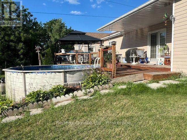 1874 Stockdale Road, Quinte West (Murray Ward), ON - Outdoor With Above Ground Pool With Deck Patio Veranda