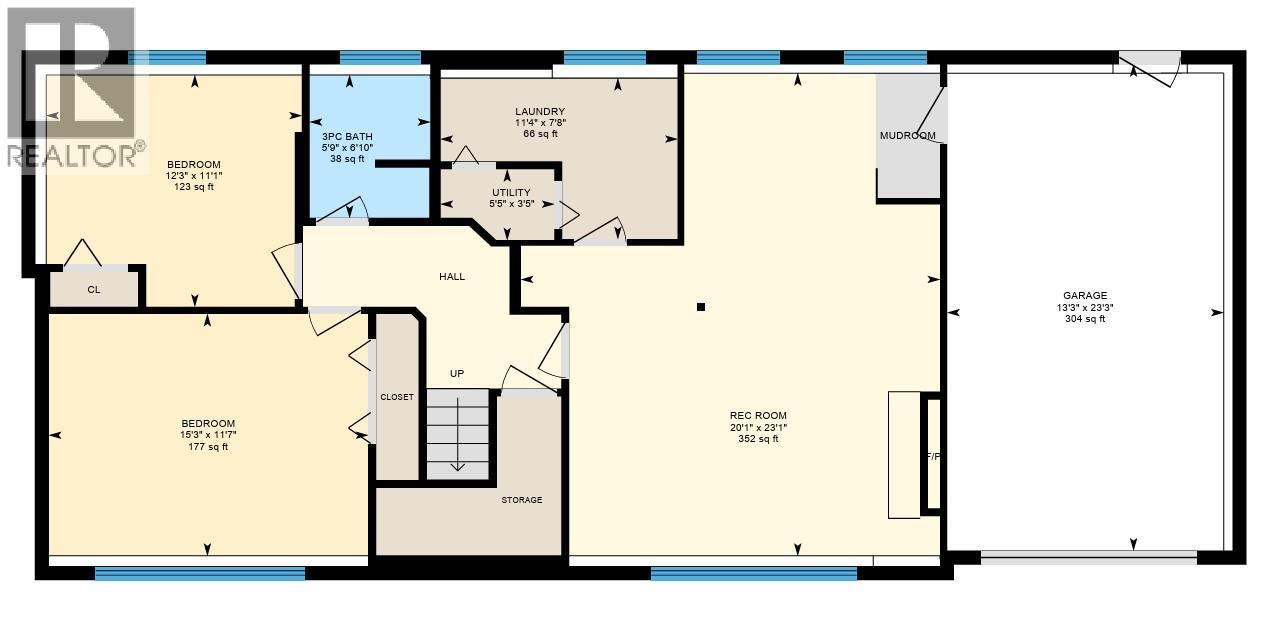 Basement Floor Plan - 5054 Chute Lake Crescent, Kelowna, BC - Other