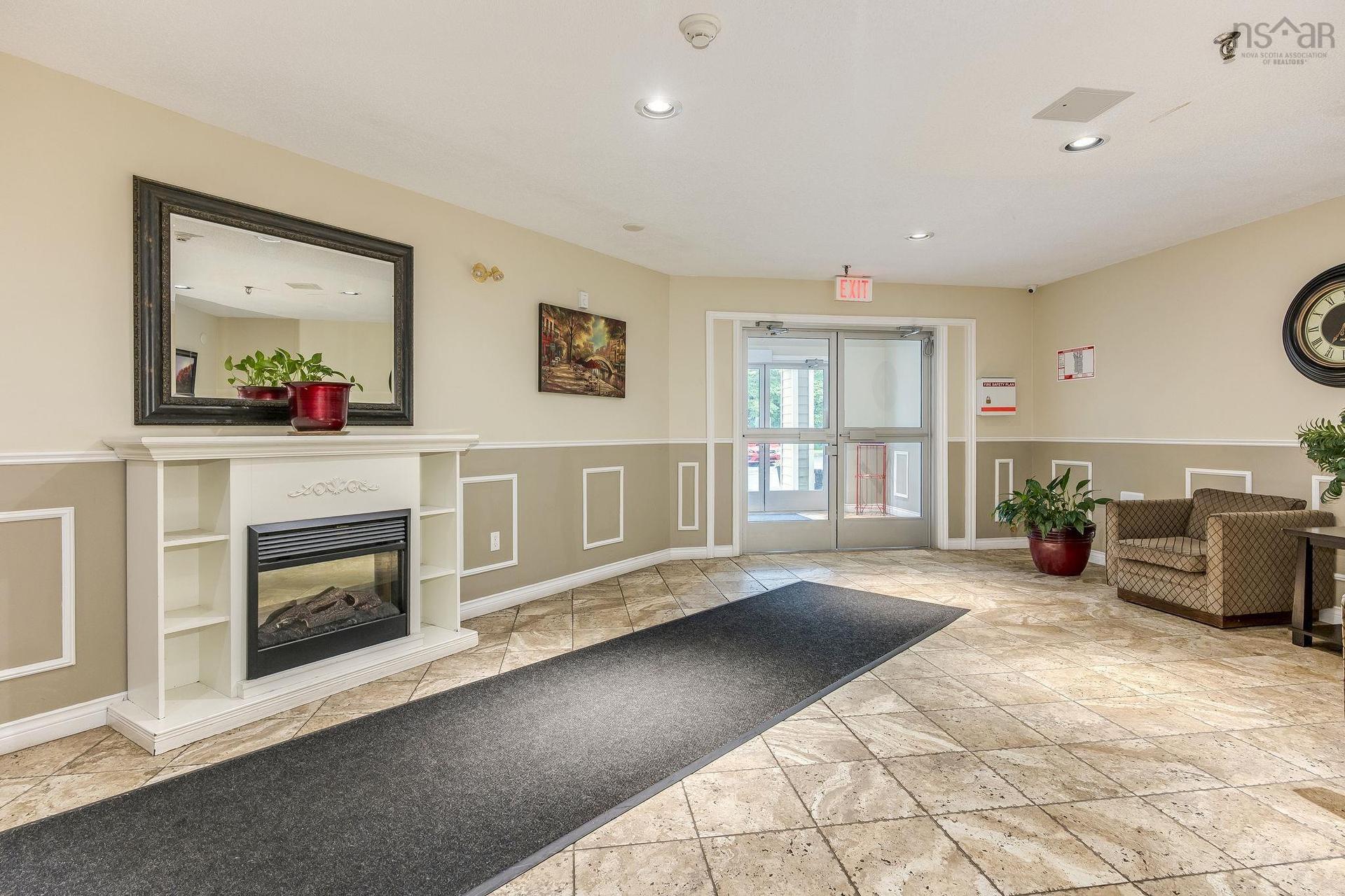 #417 15 Langbrae Drive, Clayton Park, NS - Indoor With Fireplace