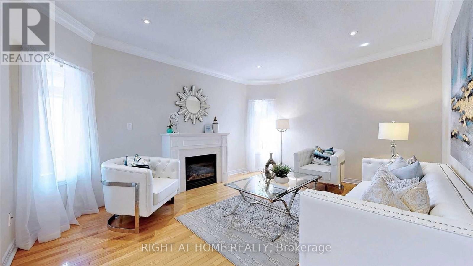 46 Danpatrick Drive, Richmond Hill, ON - Indoor Photo Showing Living Room With Fireplace