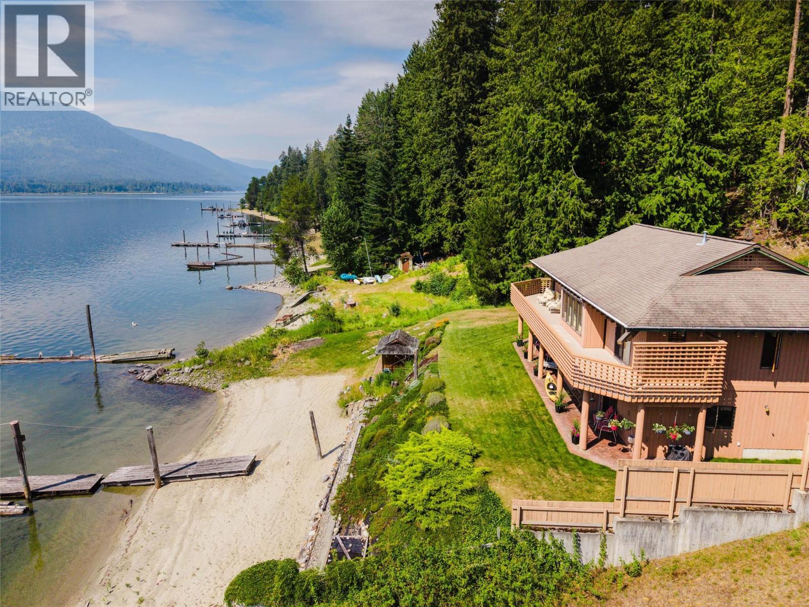 6714 3A Highway, Nelson, BC - Outdoor With Body Of Water With Deck Patio Veranda With View