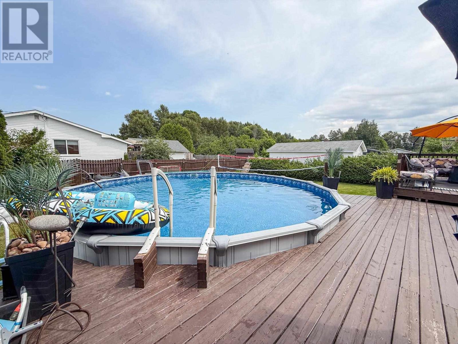 87 Murton Ave, Sault Ste. Marie, ON - Outdoor With Above Ground Pool With Deck Patio Veranda
