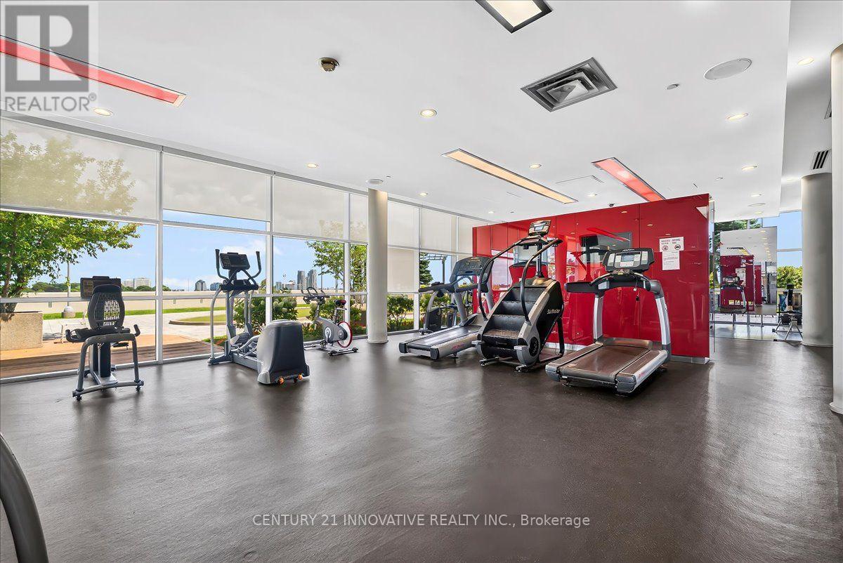 3501 - 125 Village Green Square, Toronto, ON - Indoor Photo Showing Gym Room
