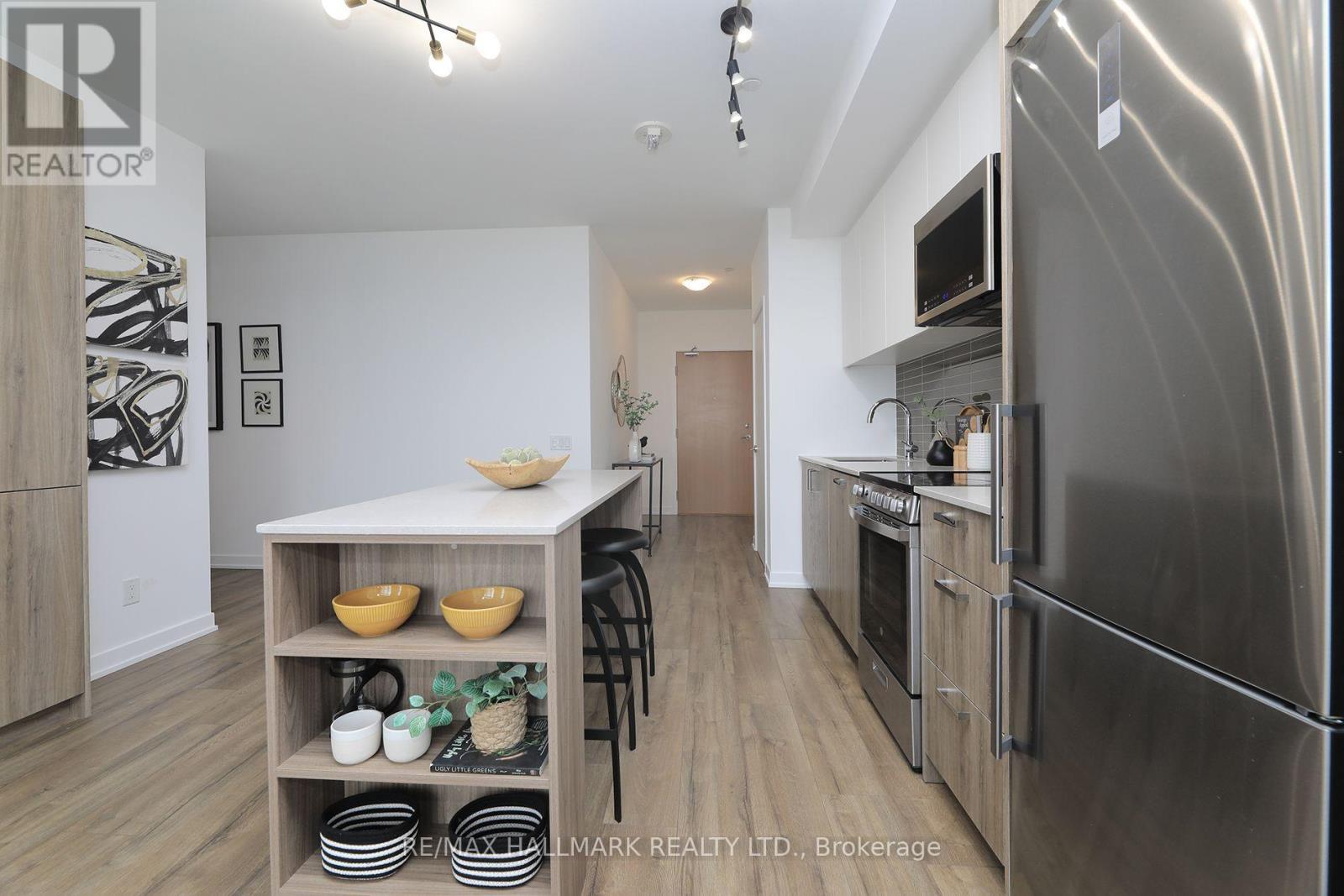 1111 - 1787 St. Clair Avenue W, Toronto, ON - Indoor Photo Showing Kitchen With Stainless Steel Kitchen