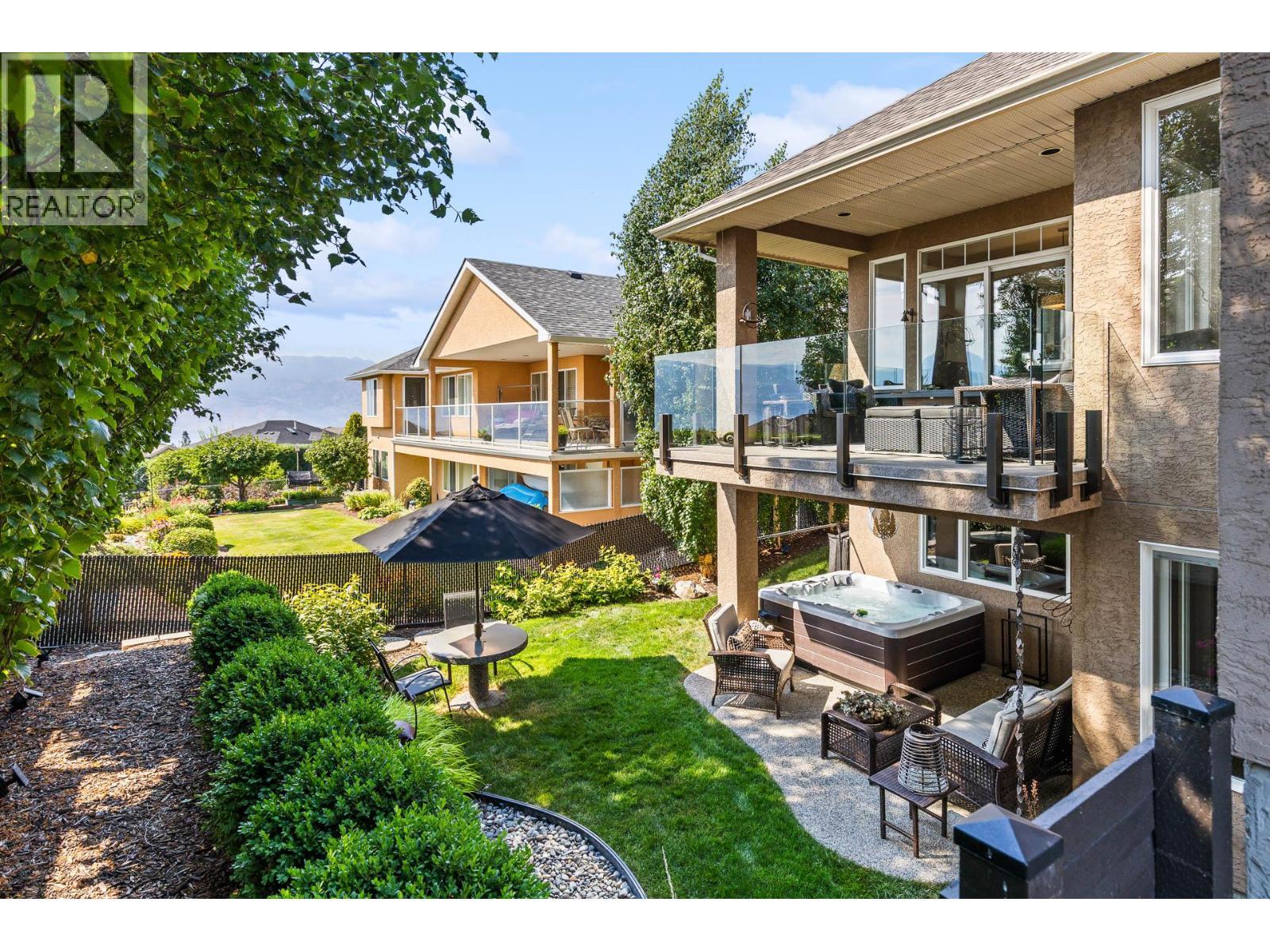 Back Yard - 1635 Gregory Road, West Kelowna, BC - Outdoor With Deck Patio Veranda
