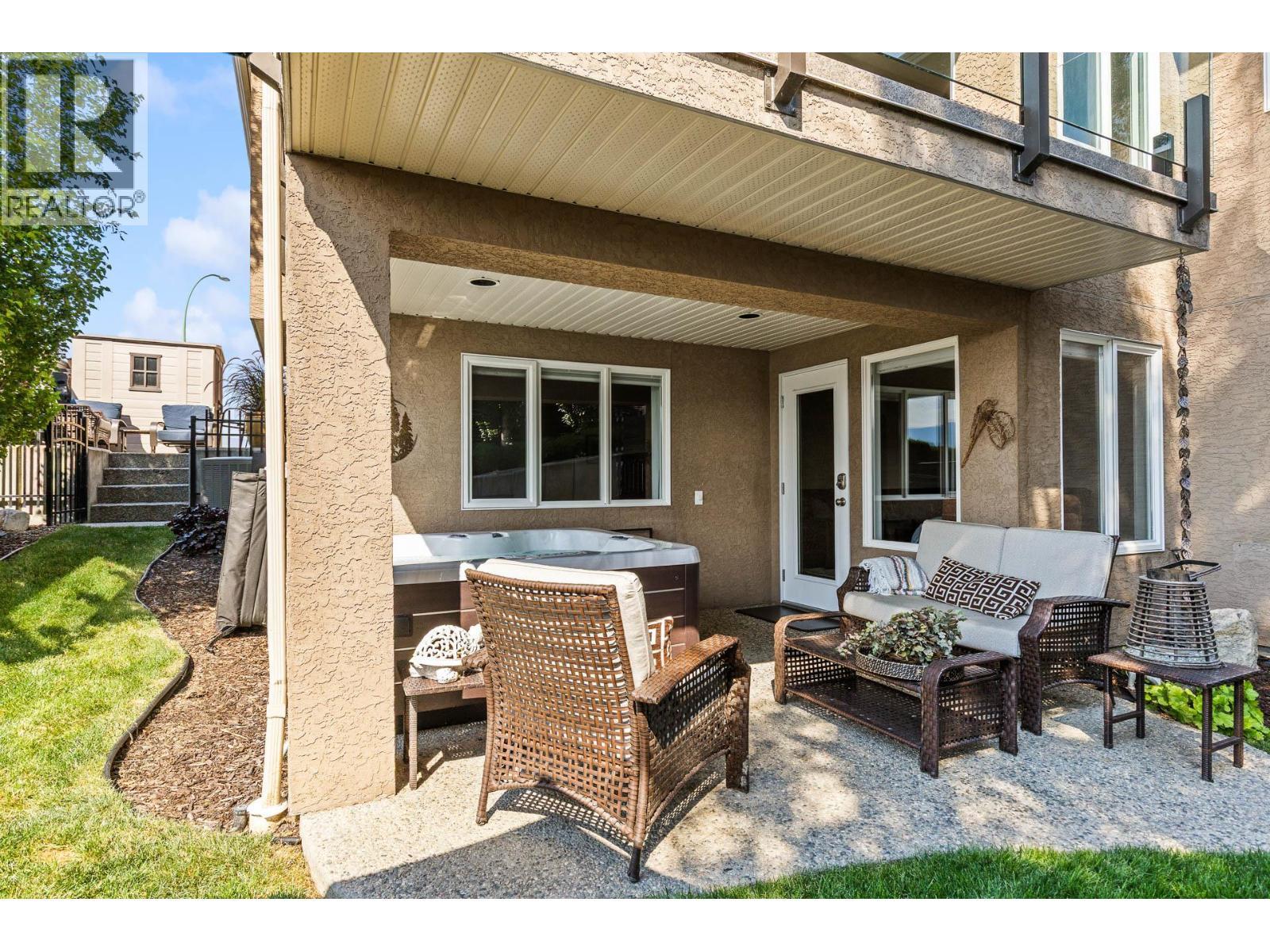 Back Yard - 1635 Gregory Road, West Kelowna, BC - Outdoor With Deck Patio Veranda With Exterior