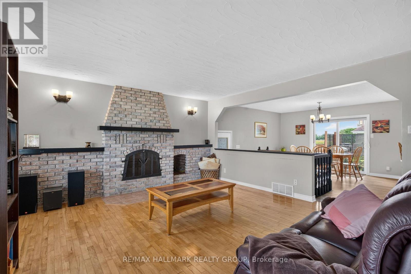 24 Bergevin Street, The Nation, ON - Indoor Photo Showing Living Room With Fireplace