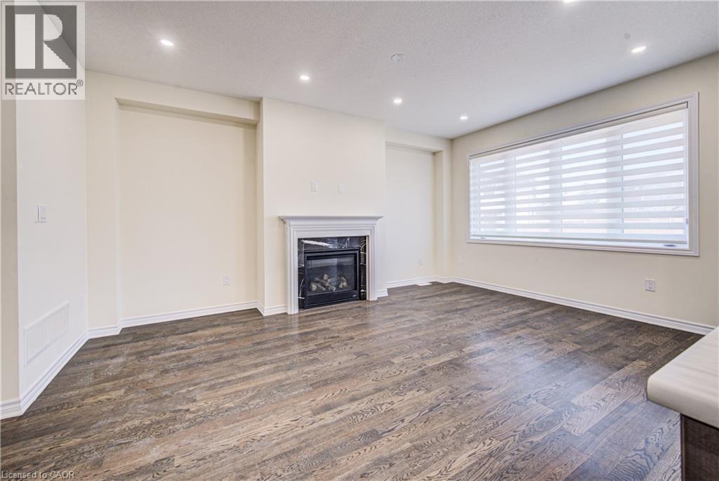 407 Dolman Street, Breslau, ON - Indoor Photo Showing Living Room With Fireplace