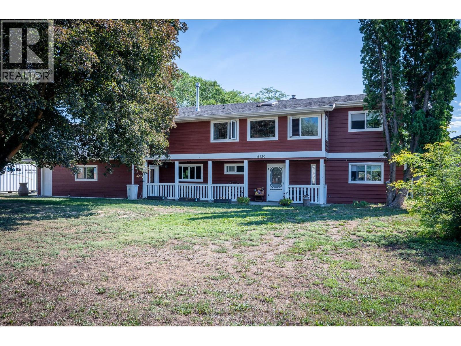 6750 Heffley Road, Kamloops, BC - Outdoor With Deck Patio Veranda With Facade