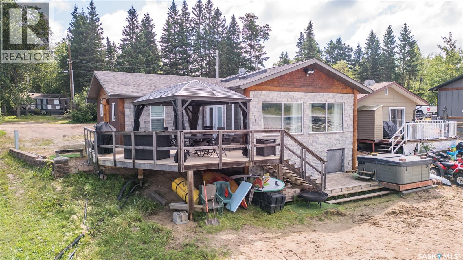 128 Jacobson Drive, Lakeland Rm No. 521, SK - Outdoor With Deck Patio Veranda