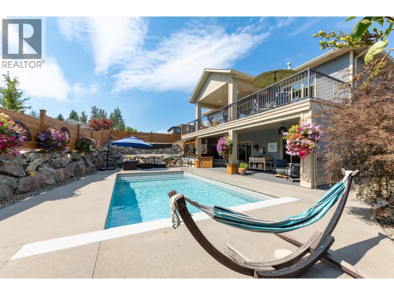 12931 East Ridge Drive, Lake Country, BC - Outdoor With In Ground Pool
