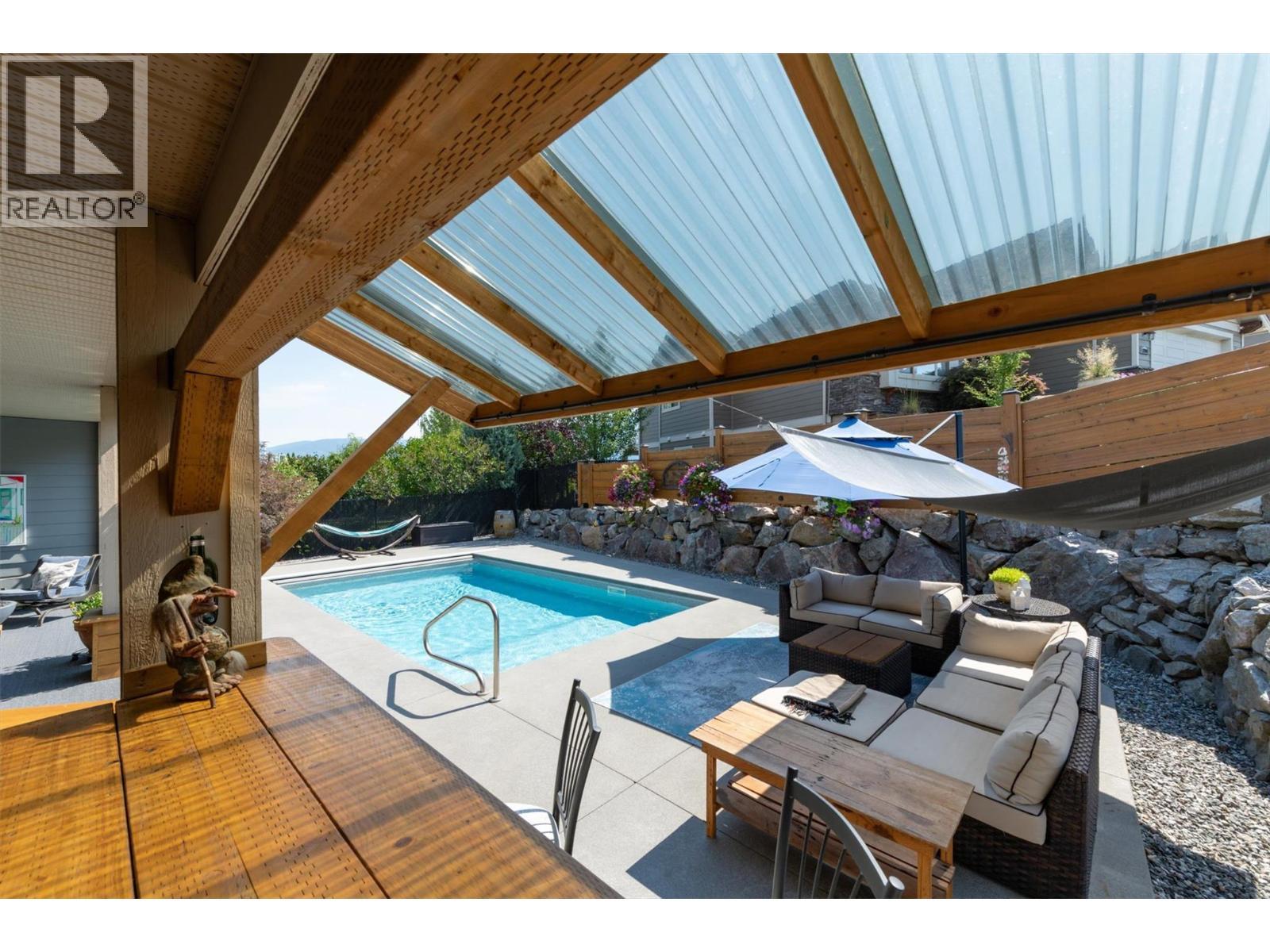 12931 East Ridge Drive, Lake Country, BC - Outdoor With In Ground Pool