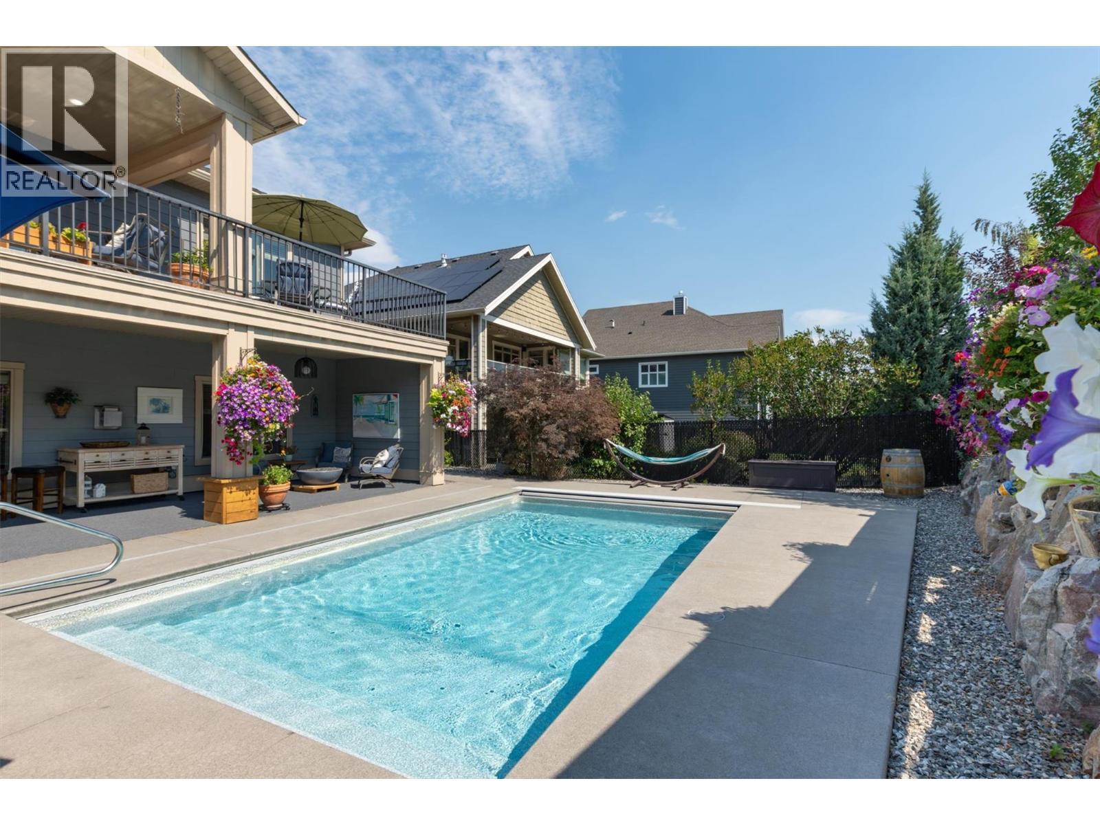 12931 East Ridge Drive, Lake Country, BC - Outdoor With In Ground Pool With Deck Patio Veranda