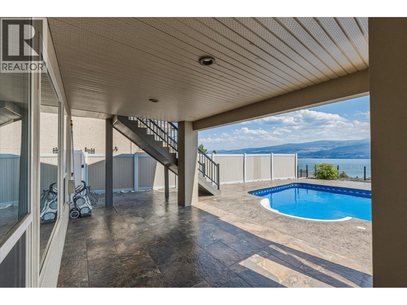 1581 Gregory Road, West Kelowna, BC - Outdoor With In Ground Pool With Deck Patio Veranda With Exterior