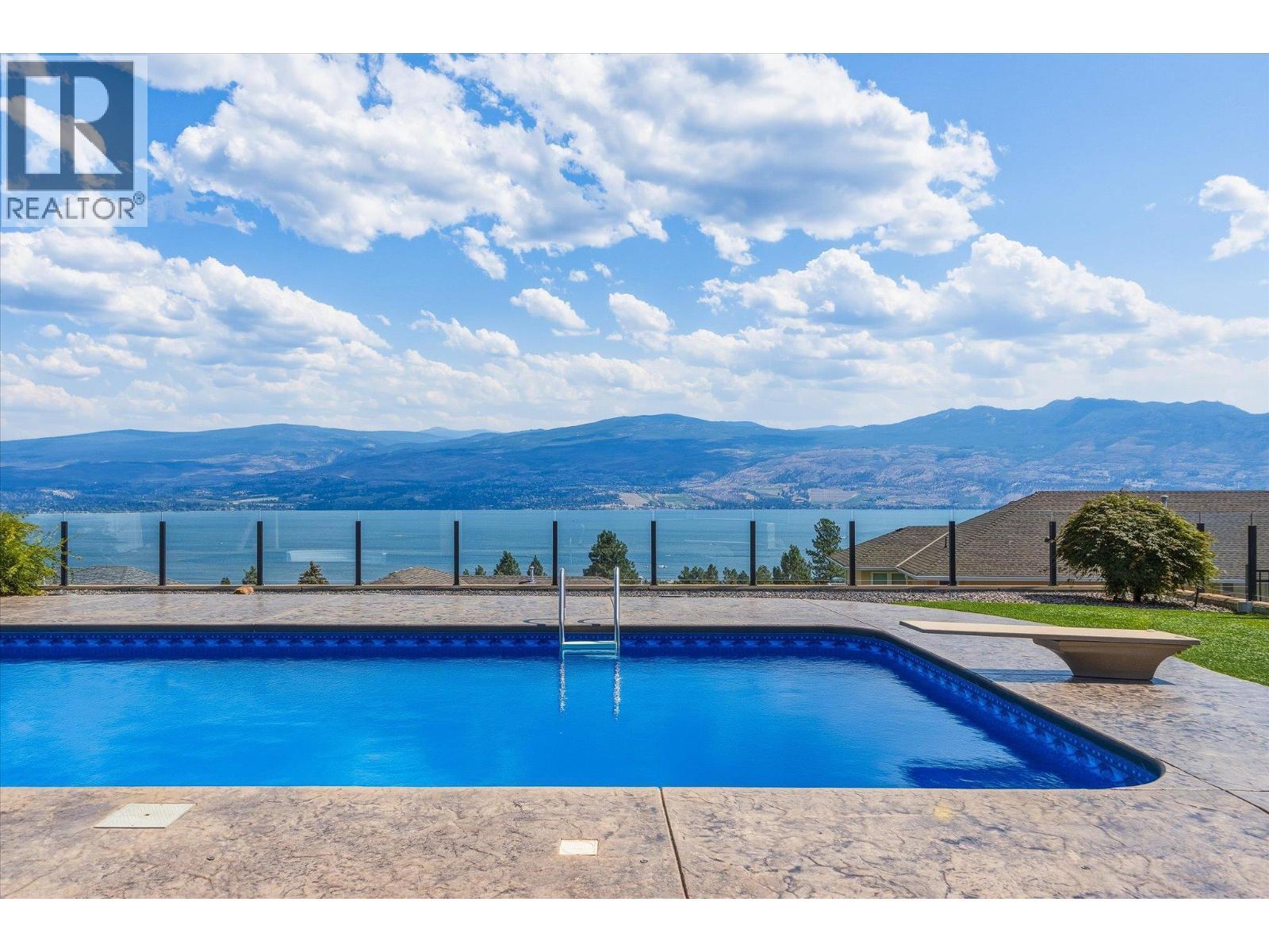 1581 Gregory Road, West Kelowna, BC - Outdoor With In Ground Pool With View