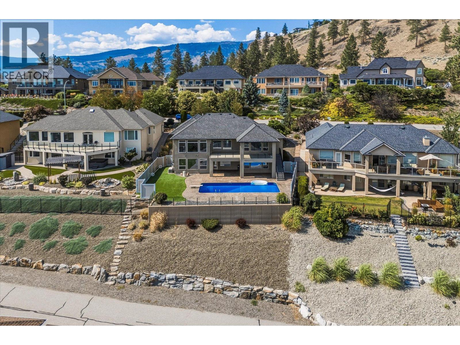 1581 Gregory Road, West Kelowna, BC - Outdoor With In Ground Pool With View