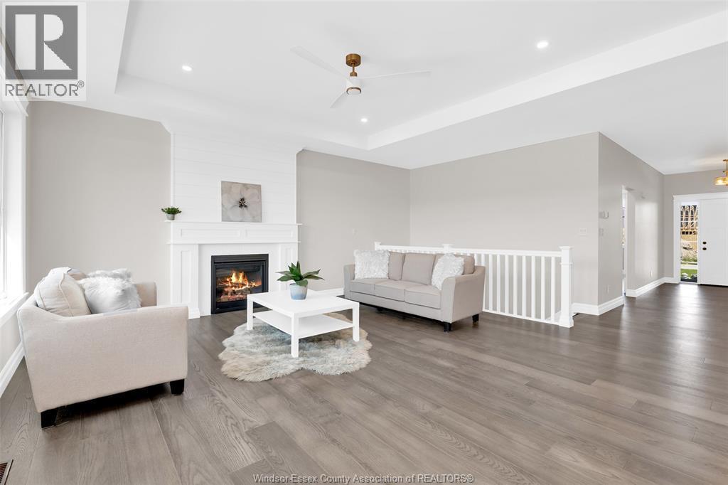 302 Blake Avenue, Belle River, ON - Indoor Photo Showing Living Room With Fireplace