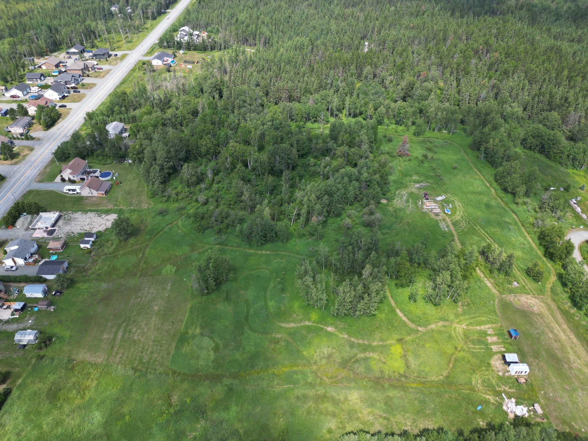 Aerial View - Boul. Témiscamingue, Rouyn-Noranda, QC