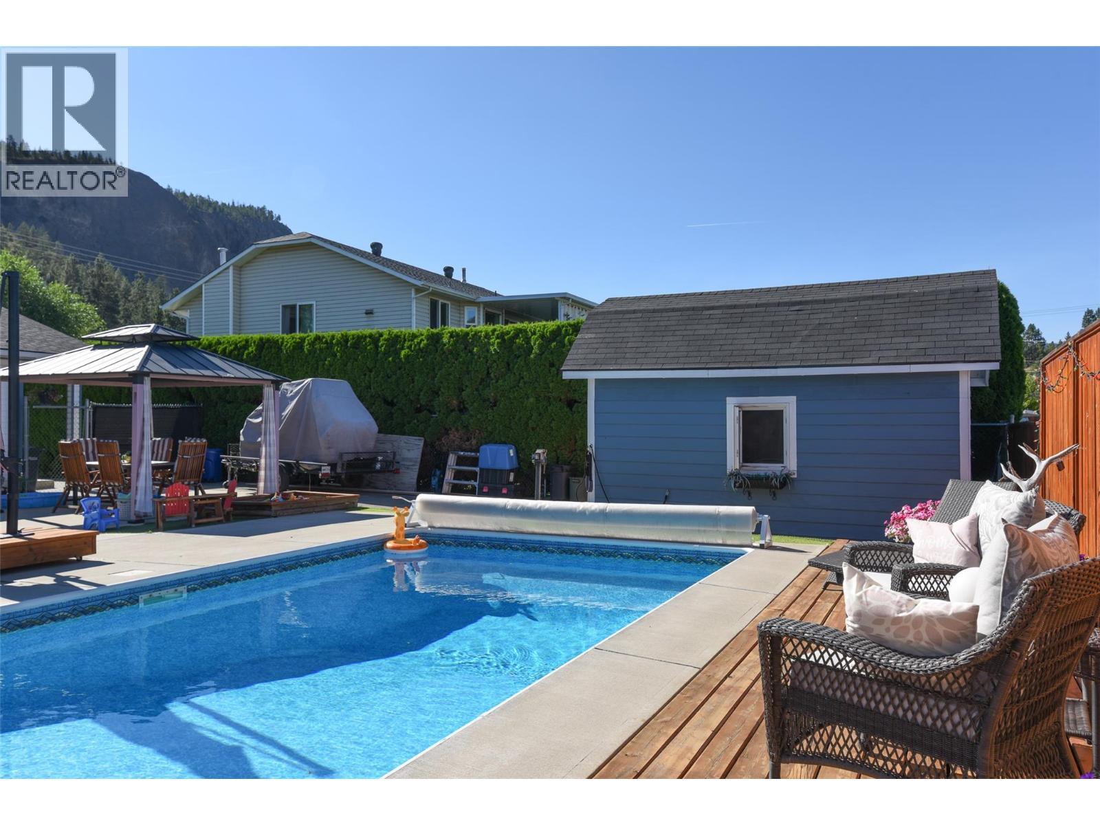 11414 Adams Avenue, Summerland, BC - Outdoor With In Ground Pool With Deck Patio Veranda