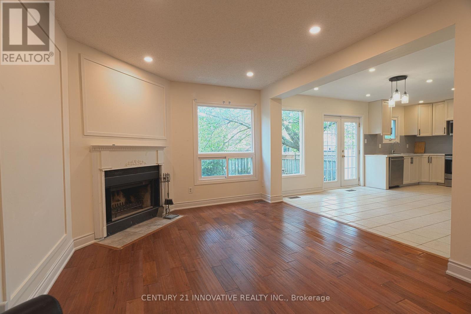 35 Magill Drive, Ajax, ON - Indoor Photo Showing Living Room With Fireplace