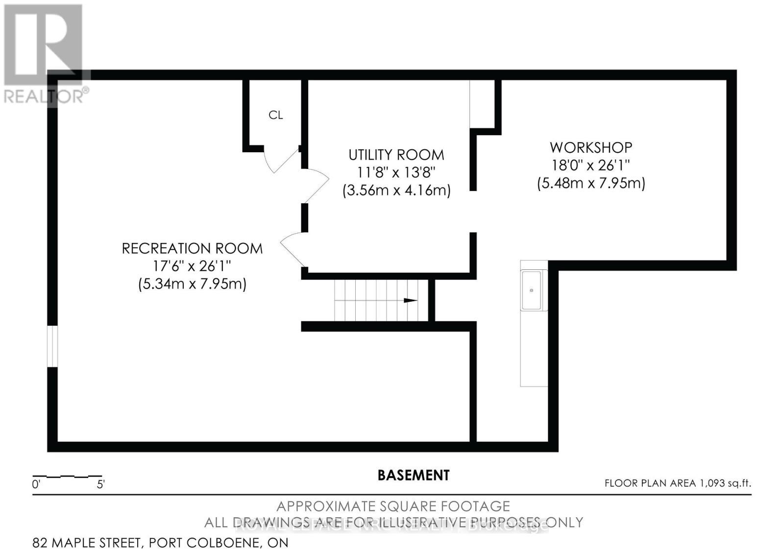 Lower Floor Plan - 82 Maple Street, Port Colborne (Sugarloaf), ON - Other