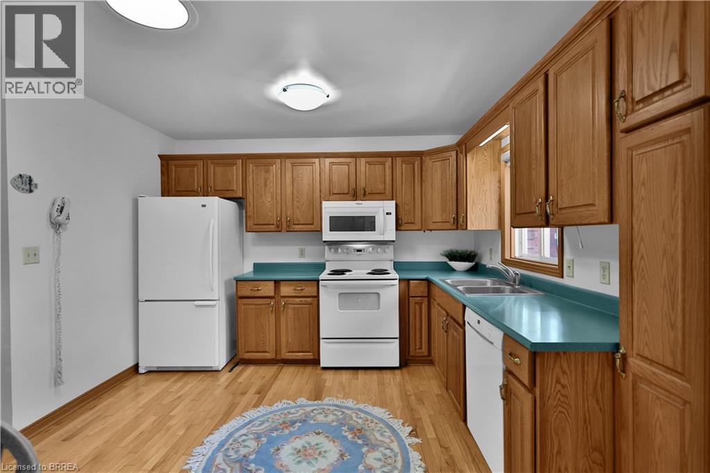 46 Anderson Avenue, Simcoe, ON - Indoor Photo Showing Kitchen With Double Sink