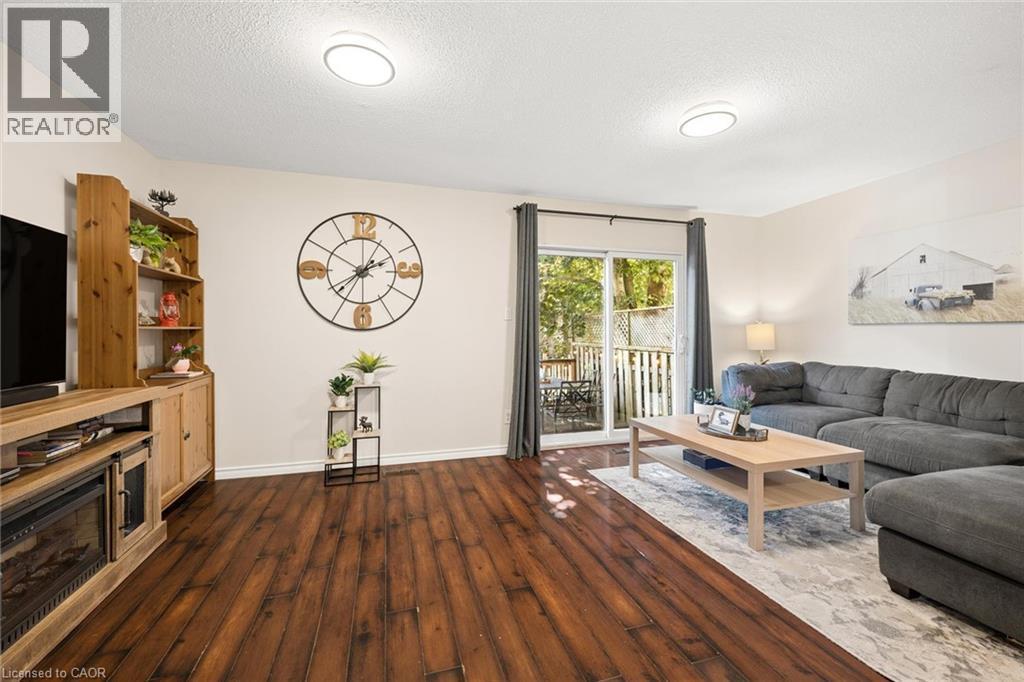 91 Hadati Road, Guelph, ON - Indoor Photo Showing Living Room With Fireplace
