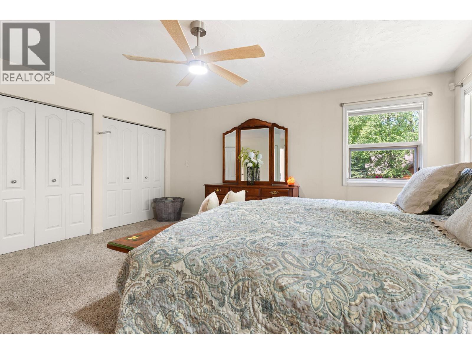 2 Large closest in Primary - 1587 Pratico Road, Revelstoke, BC - Indoor Photo Showing Bedroom