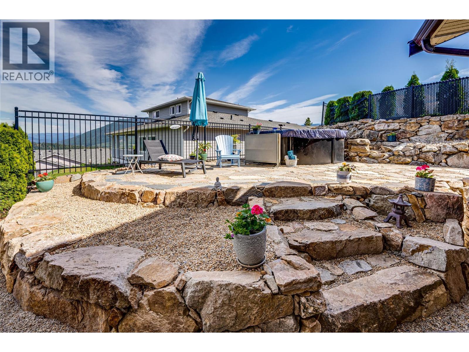 108 Red Rock Crescent, Enderby, BC - Outdoor With Deck Patio Veranda