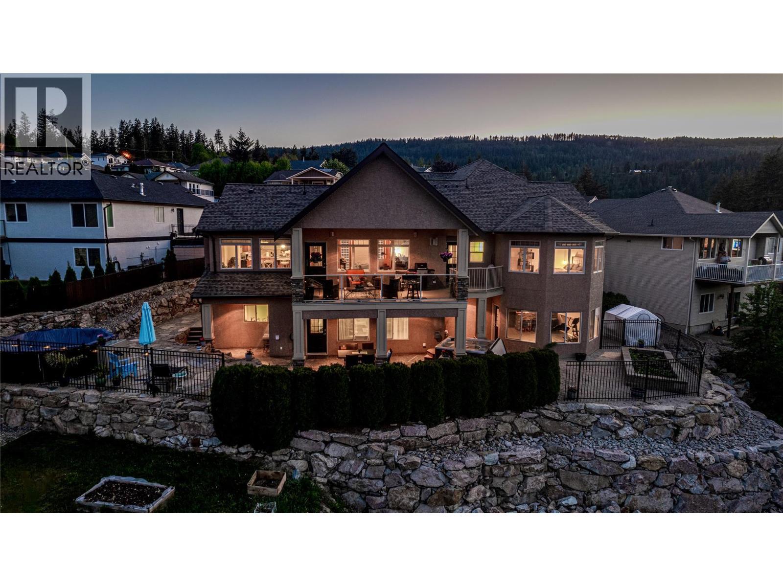108 Red Rock Crescent, Enderby, BC - Outdoor With Deck Patio Veranda