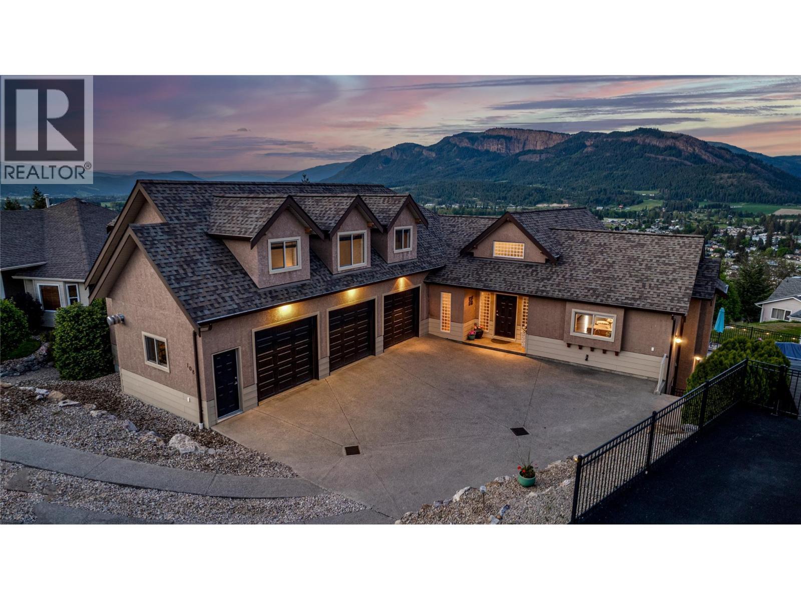 108 Red Rock Crescent, Enderby, BC - Outdoor With Deck Patio Veranda
