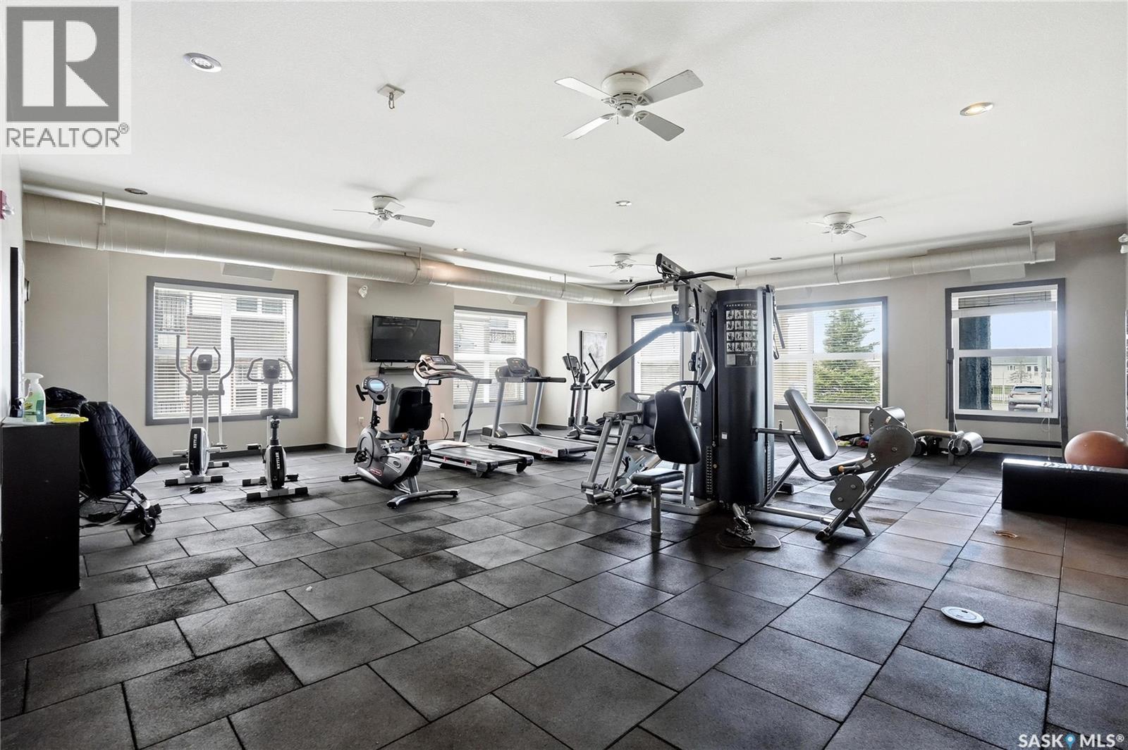 206 1510 Neville Drive, Regina, SK - Indoor Photo Showing Gym Room