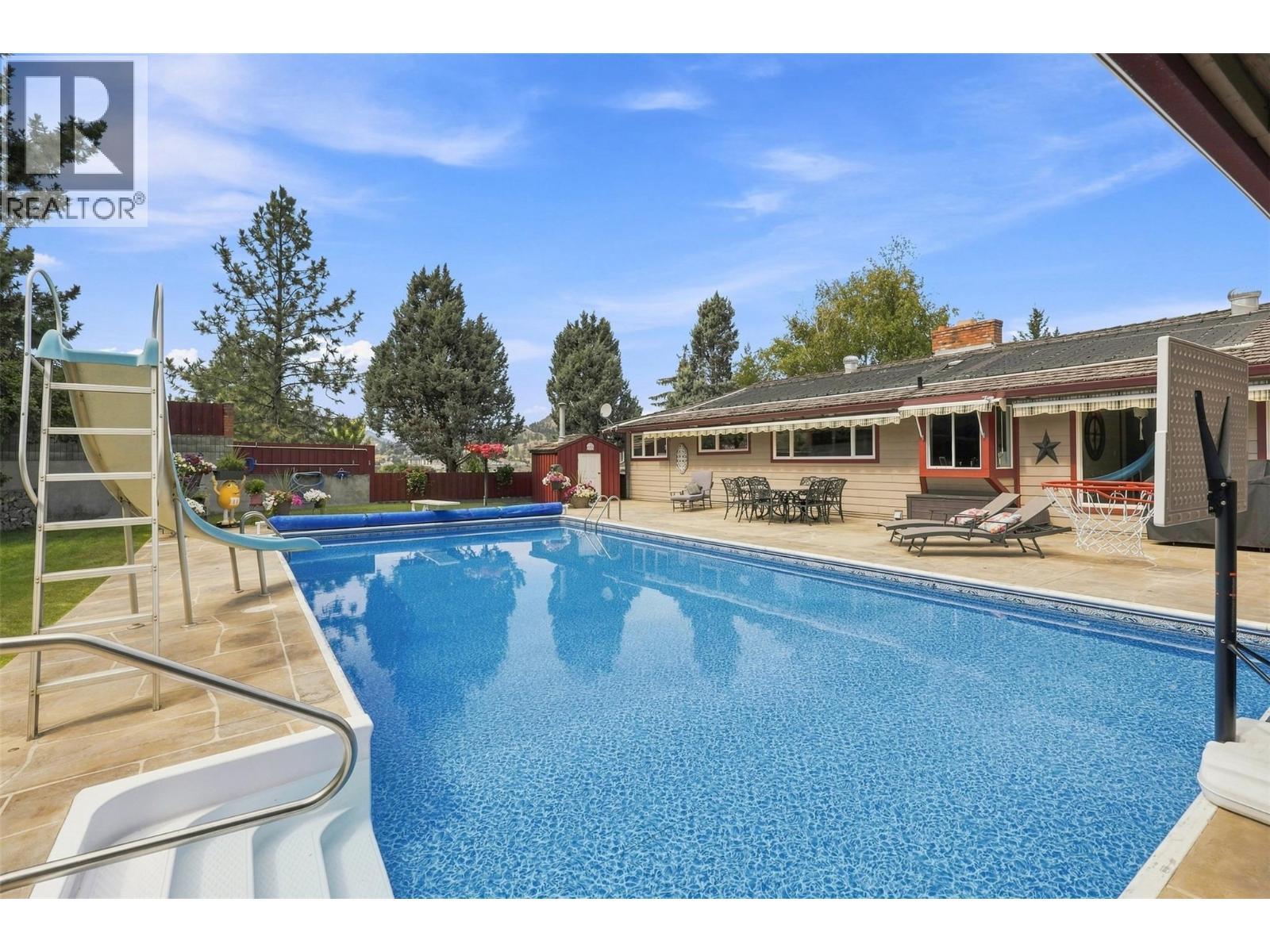 779 Gleneagles Drive, Kamloops, BC - Outdoor With In Ground Pool With Backyard