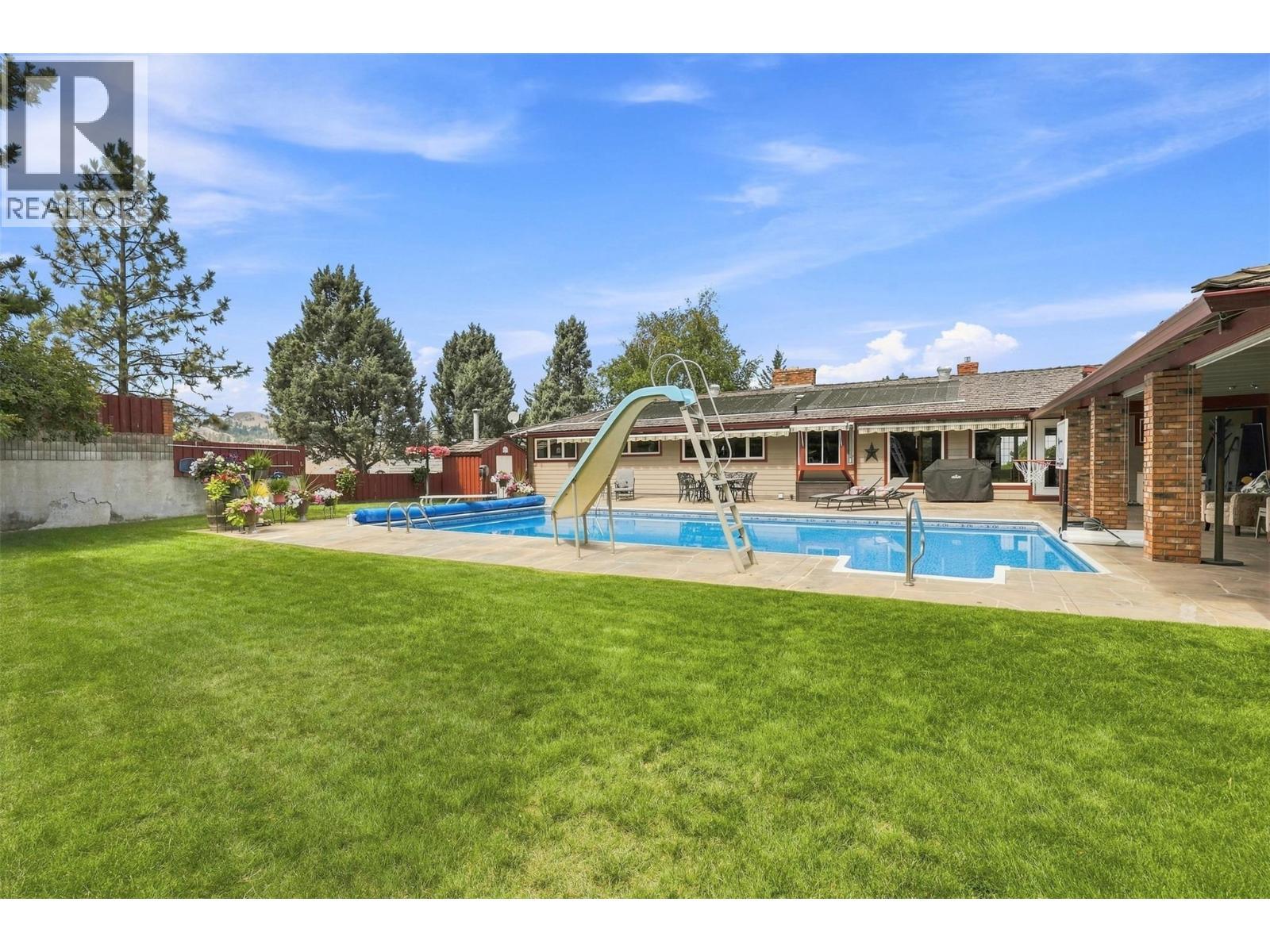 779 Gleneagles Drive, Kamloops, BC - Outdoor With In Ground Pool With Backyard