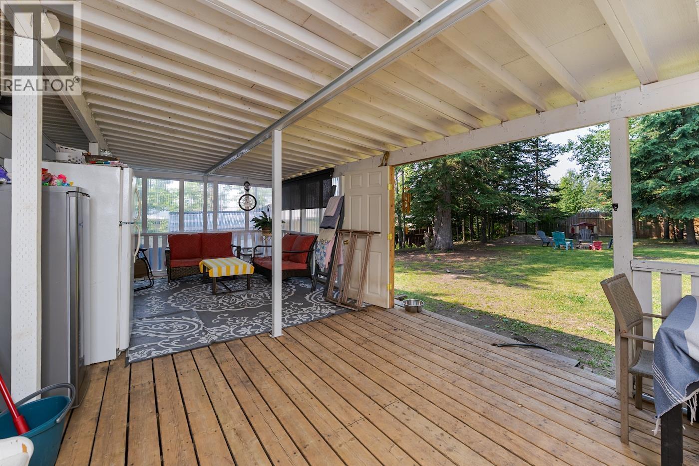 7389 Elk Road, Prince George, BC - Outdoor With Deck Patio Veranda With Exterior