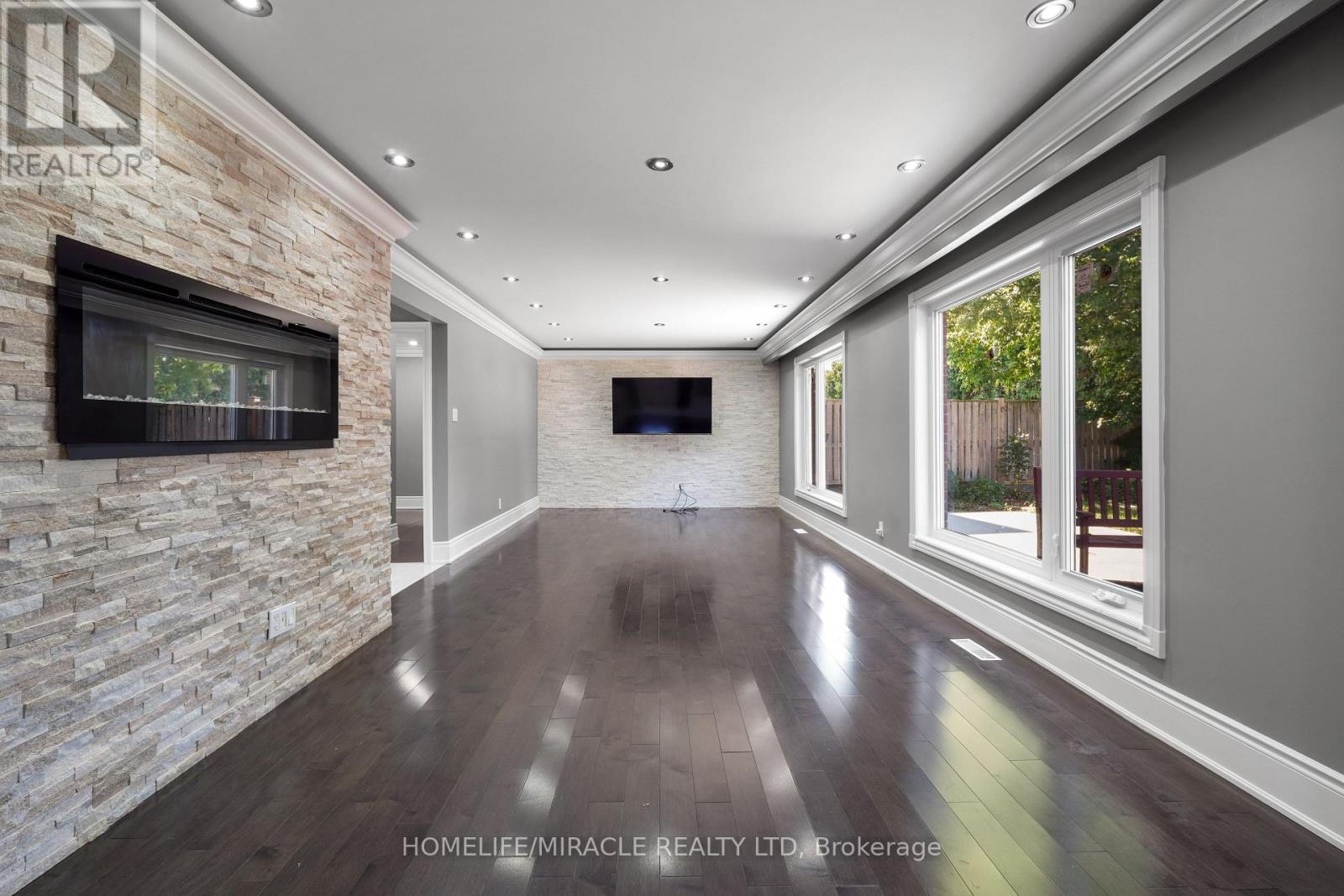 70 Cockburn Drive, Toronto, ON - Indoor With Fireplace