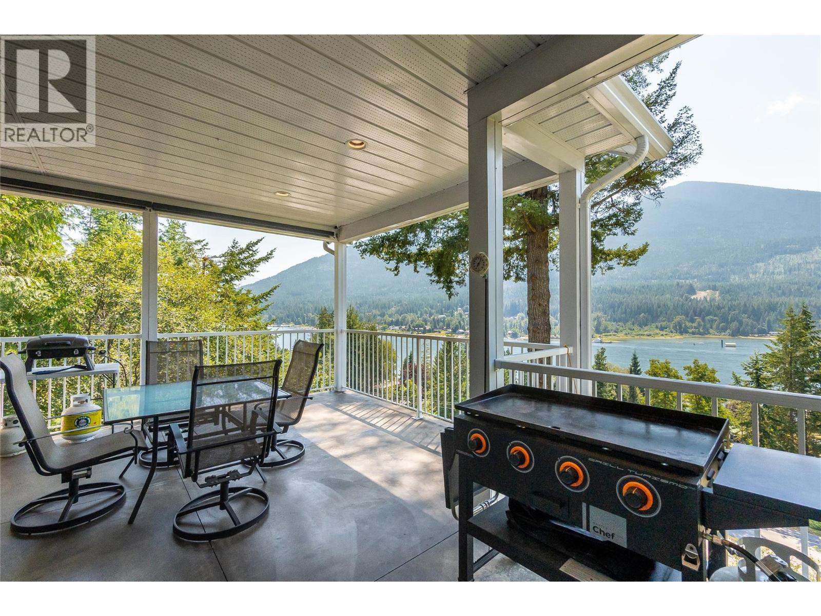 408 Balfour Heights Road, Balfour, BC - Outdoor With Deck Patio Veranda With View With Exterior
