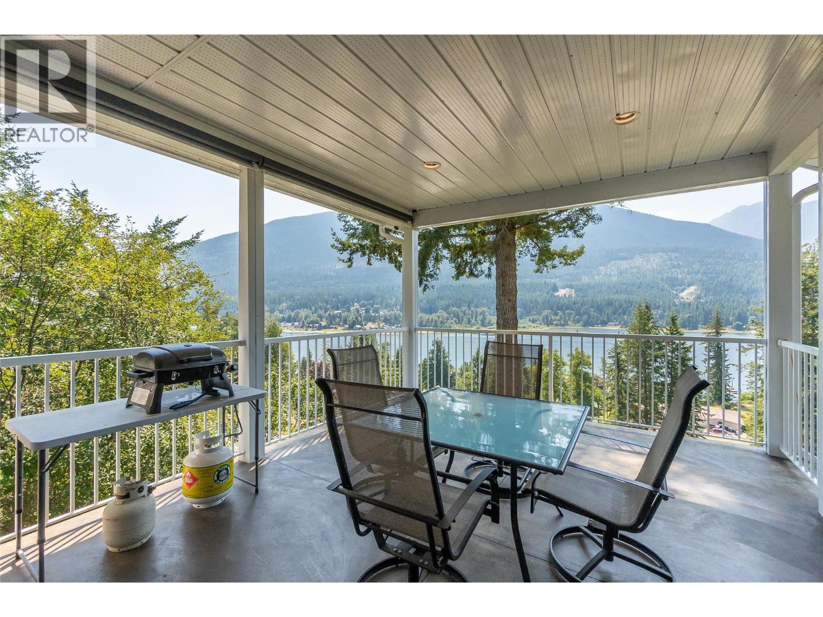 408 Balfour Heights Road, Balfour, BC - Outdoor With Deck Patio Veranda With Exterior