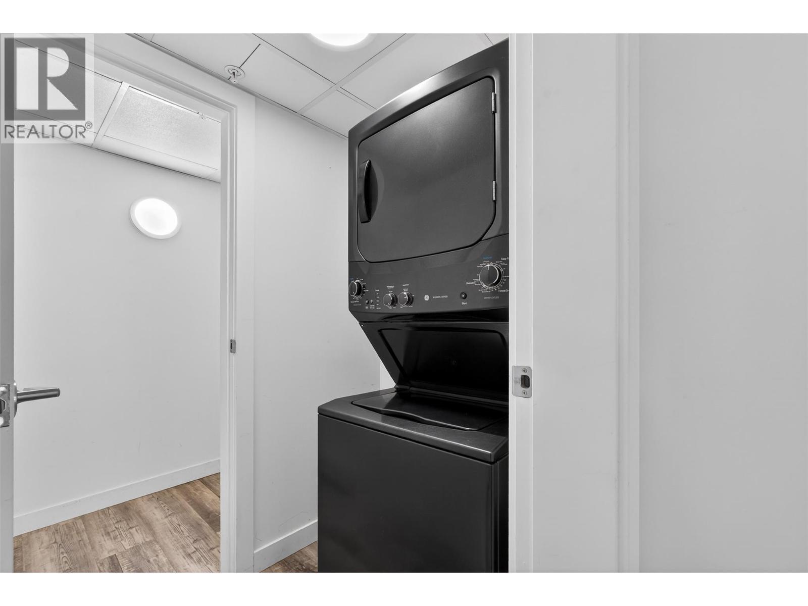 In-Suite Laundry With Additional Storage Space - 7343 Okanagan Landing Road Unit# 2402, Vernon, BC - Indoor Photo Showing Laundry Room