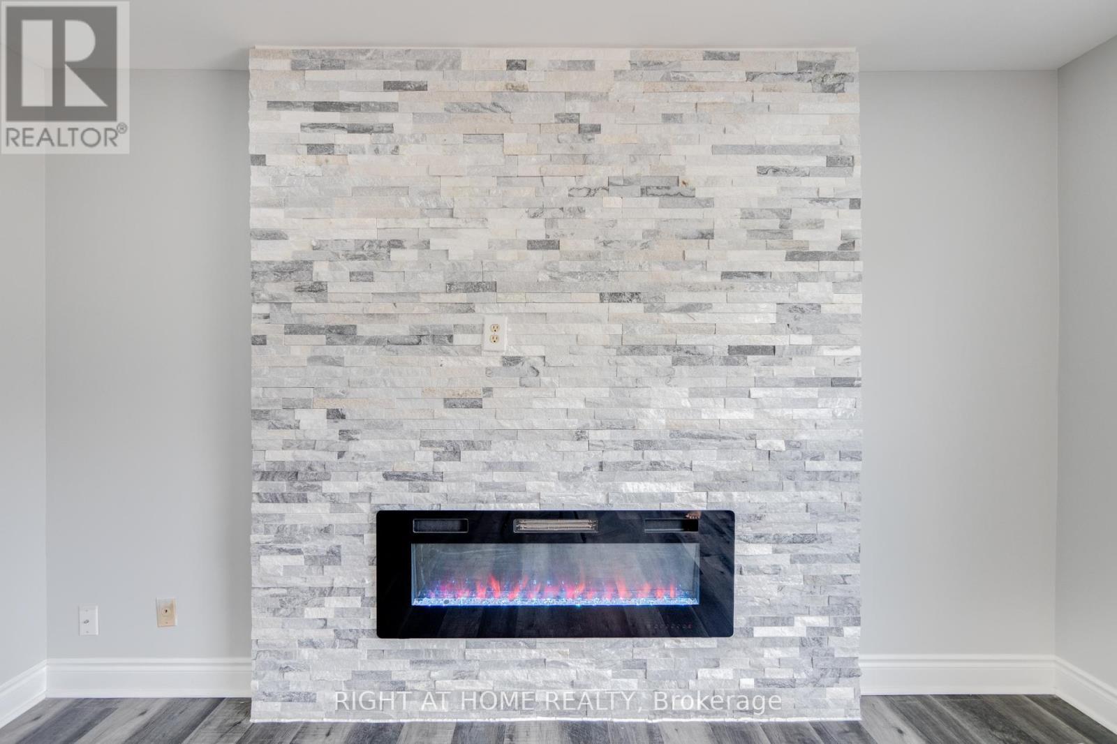 34 Meadowlark Drive, Brampton, ON - Indoor Photo Showing Living Room With Fireplace