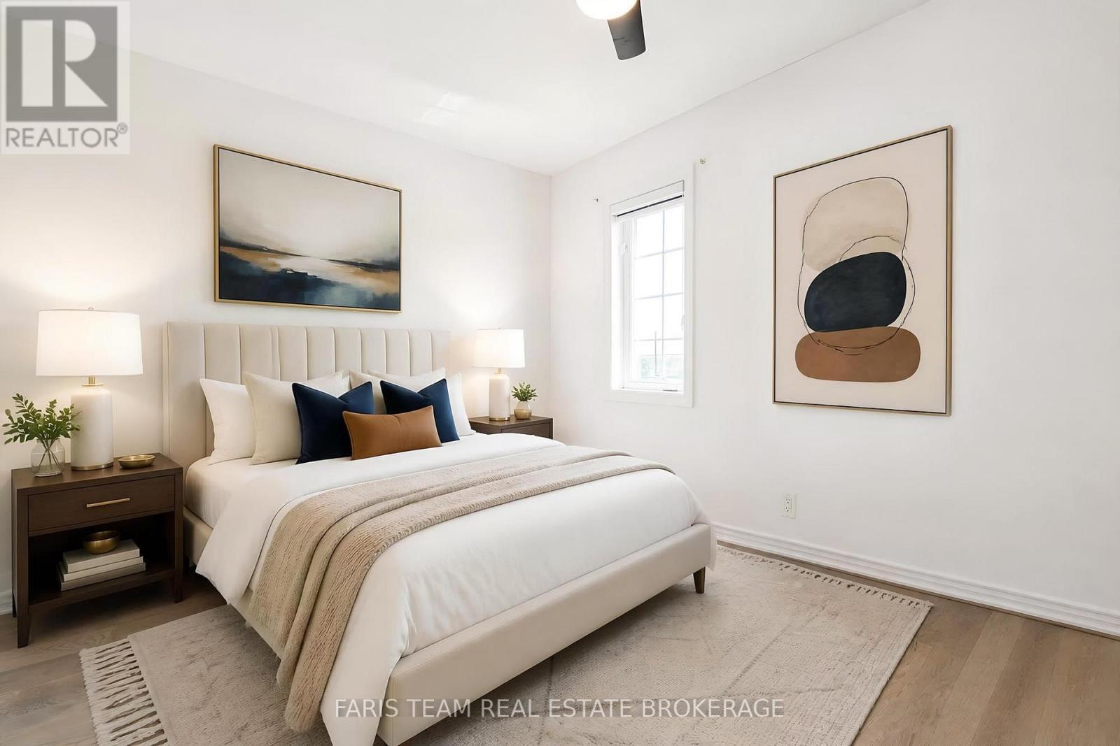 Virtually staged - 2 Vanessa Drive, Orillia, ON - Indoor Photo Showing Bedroom