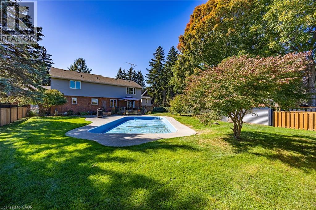 14 Prospect Street, Port Dover, ON - Outdoor With In Ground Pool With Backyard