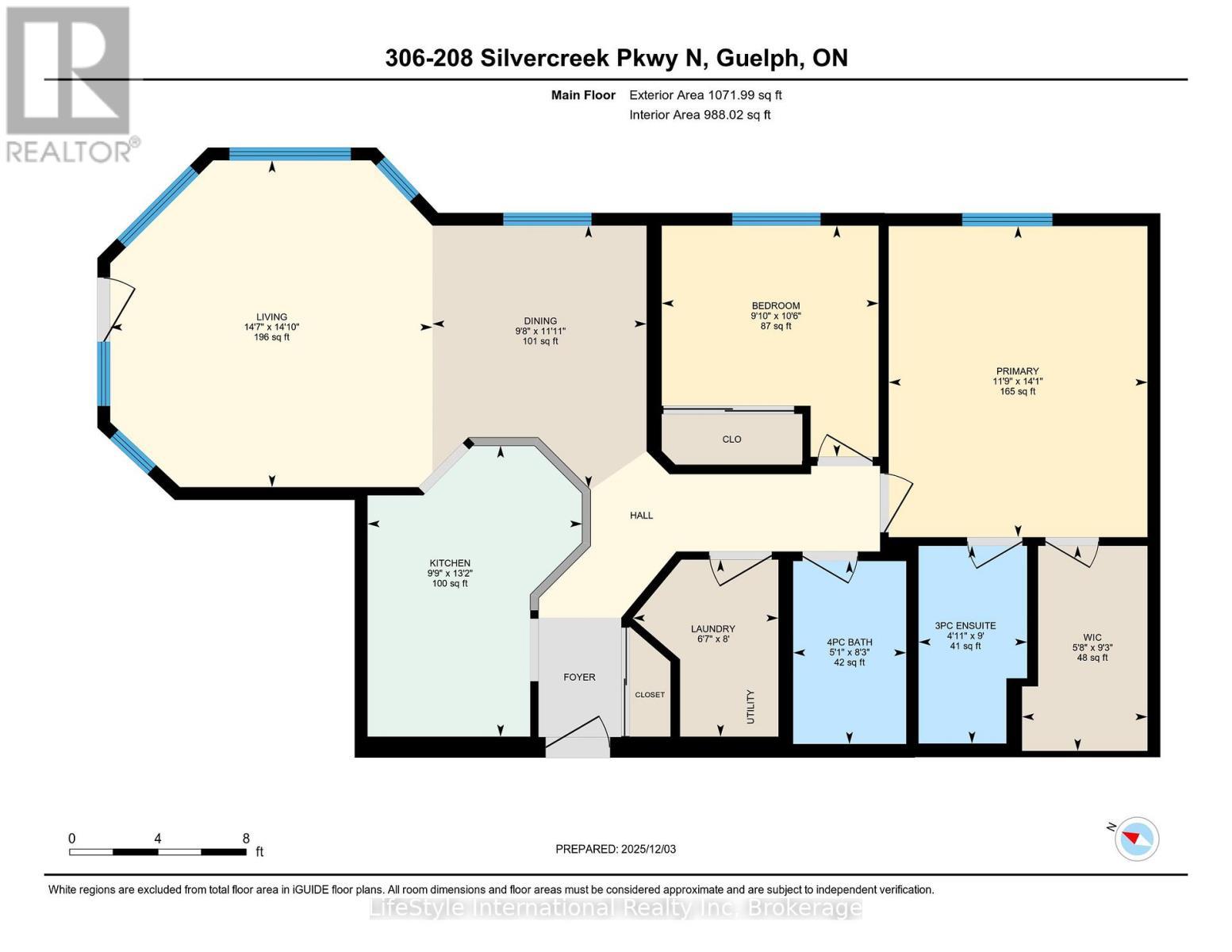 Unit 306 Floor Plan - 306 - 208 Silvercreek Parkway N, Guelph (Junction/Onward Willow), ON - Other