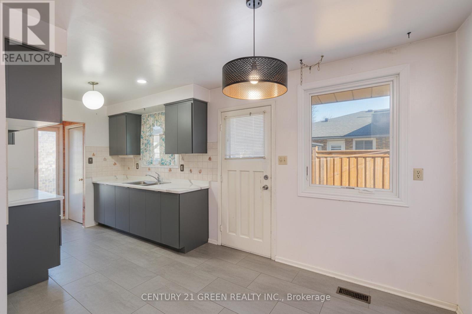 Virtually Staged Kitchen - 729 West 5Th Street, Hamilton, ON - Indoor Photo Showing Other Room