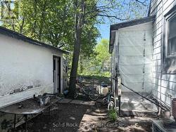 garage on left -